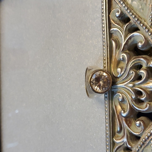 Ladies custom Silver 925 Ring with a beautiful quartz stone. Heavy in weight - Picture 1 of 5